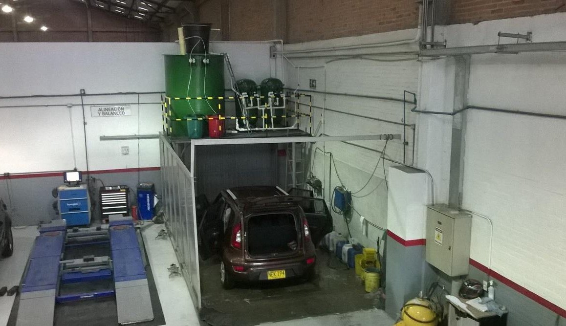 Sistema para lavadero de carros